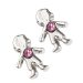 2014 Newest Platinum Plated Alloy Boy with Siam Crystal Floating Charms Hot Selling