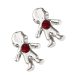 2014 Newest Platinum Plated Alloy Boy with Siam Crystal Floating Charms Hot Selling