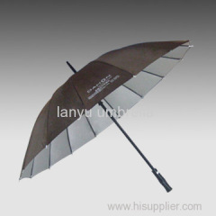 Promotional Straight Umbrellas Windproof UV-coated Fabric Low Price Factory 22