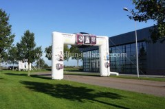 Inflatable archway for advertising