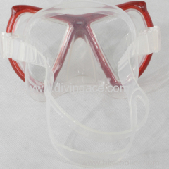 Hot sales tempered glass diving mask