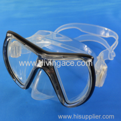 Professional diving mask/super comfortable silicone diving mask