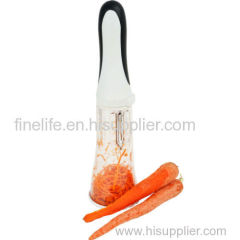 Bonzai peeler All-In-One 3-blade Peeler with Collecting Chamber