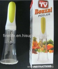 Bonzai peeler All-In-One 3-blade Peeler with Collecting Chamber