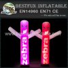 Commercial novel holiday decoration light inflatable column