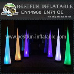 New arriveal party inflatable christmas decoration pillar