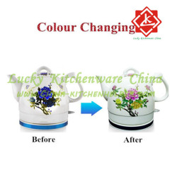 Ceramic Decorative Electric Kettle--Colour Change