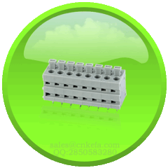 PCB screwless terminal block