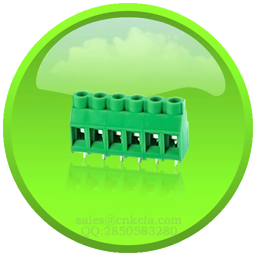 UL VDE approved screw combicon terminal block with rising clamp for wire to PCB connection