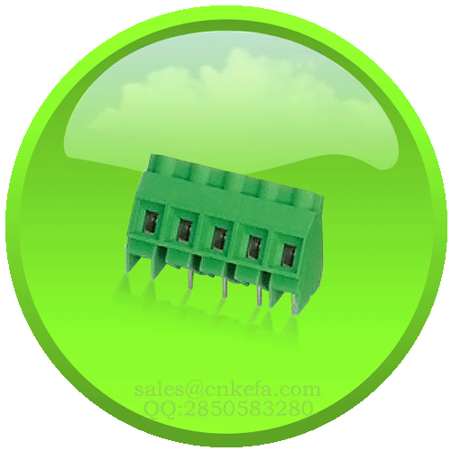 UL VDE approved screw combicon terminal block with rising clamp for cable to PCB connector