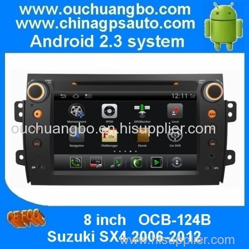 Ouchuangbo In Dash 7 Inch Touch Screen Car Stereo GPS Navigation for Suzuki SX4-2006-2012 with iPod Buletooth