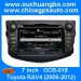 Ouchuangbo Car DVD Player Stereo Radio In Dash head for Toyota RAV4 (2009-2012) with iPod TV