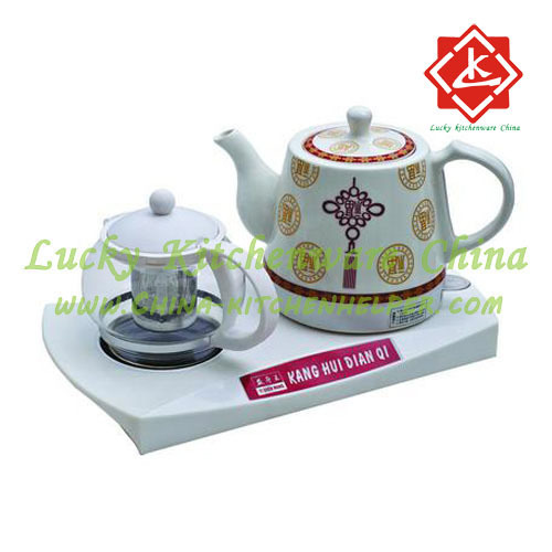 Ceramic electric kettle plastic suit