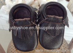 leather baby shoe infant toddle baby slip-on shoe