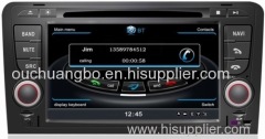 Ouchuangbo Car Dvd Player Pc Gps Navigation Stereo Video Multimedia Capacitive Screen with Audi A3 2003-2011 Bluetooth