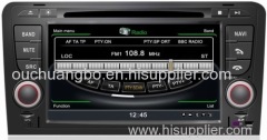 Ouchuangbo Car Dvd Player Pc Gps Navigation Stereo Video Multimedia Capacitive Screen with Audi A3 2003-2011 Bluetooth