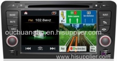 Ouchuangbo Car Dvd Player Pc Gps Navigation Stereo Video Multimedia Capacitive Screen with Audi A3 2003-2011 Bluetooth