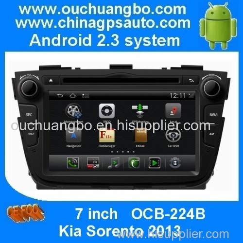 Ouchangbo car DVD radio player for Kia Sorento 2013 with iPod Gps navigation