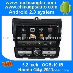 Ouchuangbo car gps radio for S150 Honda City 2011