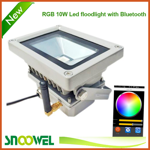 New tech RGB 10W led floodlight with Bluetooth