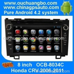 Ouchuangbo auto kit sat navi radio for andorid 4.2 Honda CRV 2006-2011