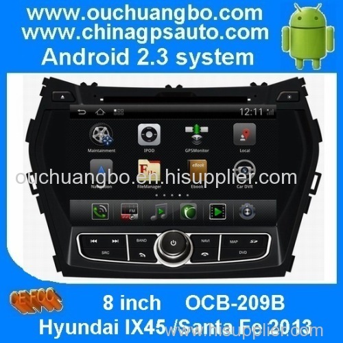 Ouchuangbo auto stereo kit for Hyundai IX45 2013