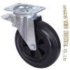 Total lock locking waste container casters