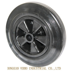 High load garbage container rubber caster wheels