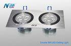 Double Head Indoor Ra 90 LED Ceiling Light , AC 120V / 240V LED