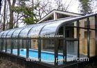 10mm Ultra White Low-E Curved Tempered Glass Panel For Greenhouse , Heat-resistant
