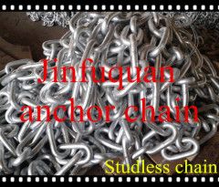 Grade2 Grade 3 studless anchor chain marine anchor chain MANUFACTURER