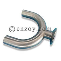 Sanitary U-type Tee of hygienic fittings to transport products and fluids in sanitary pipe line for dairy industray
