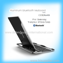 aluminium case bluetooth keyboard for samsung tab2 10.1 P7510 5100