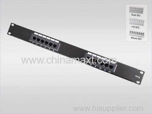 UTP CAT6 12Port Patch Panel