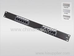 CAT6 UTP 12Port Patch Panel