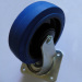 Industrial swivel rubber casters