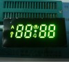 Custom super green7 segment led display for oven timer control