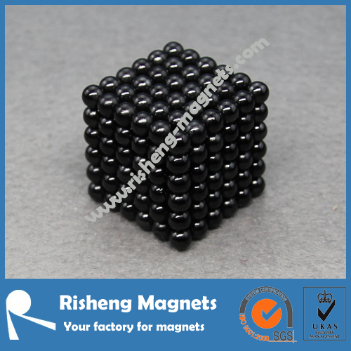 Black Nickel Plated Sphere Magnets Neocube NdFeB Magnet Balls