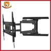 Ultra-Slim Single Arm Flat Screen Wall Mount with Tilt and Swivel For Large Screens