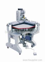 Paper box folding machine used for shoe box