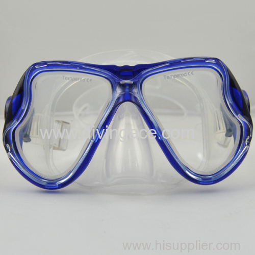 Underwater lens professional scuba diving mask