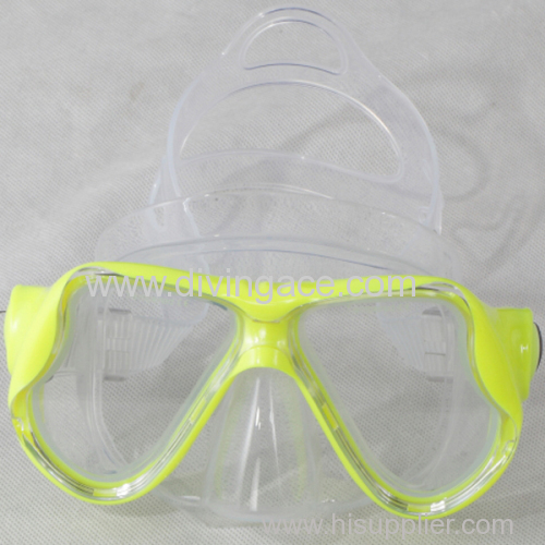 High quality tempered glass lens silicone mask