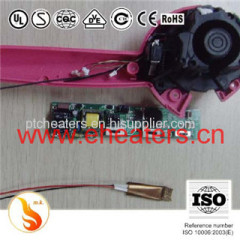 electronic heating device ( ptc basis) for hair curler and hair straightener
