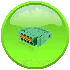 spring terminal block connector plug