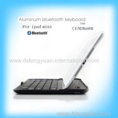 Rechargeable aluminum bluetooth keyboard