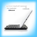 Factory sell portable aluminum bluetooth keyboard for ipad mini