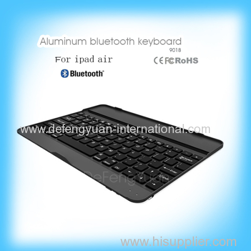 Insertable bluetooth laptop aluminum keyboard for ipad air