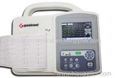 white Three channel ECG