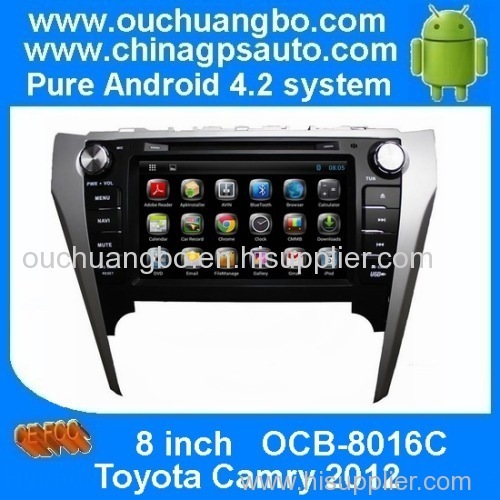 Ouchuangbo Android 4.2 Car DVD player GPS+Wifi+Bluetooth+Radio CPU+DDR3+Capacitive Touch Screen For Toyota Camry 2012