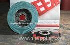 Grit P27 Angle Grinder Flap Discs , Zirconia Alumina Sanding Disc